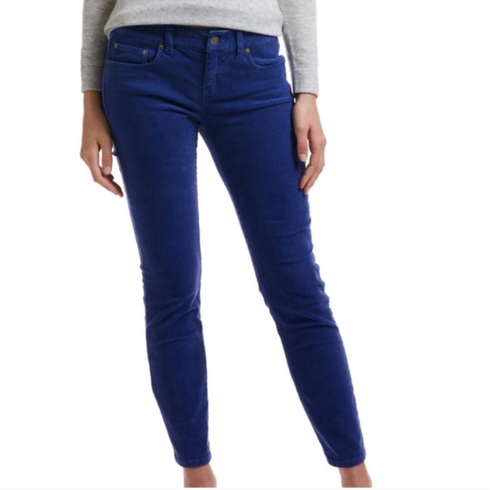 Vineyard Vines corduroy jeans 16 periwinkle skinny legs EUC
